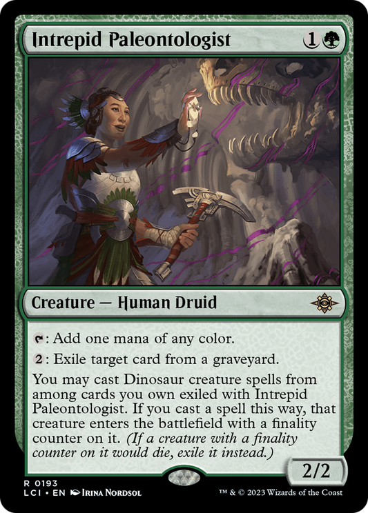 Intrepid Paleontologist (LCI-193) - The Lost Caverns of Ixalan - Premium MTG Single from Wizards of the Coast - Just $0.08! Shop now at Game Crave Tournament Store