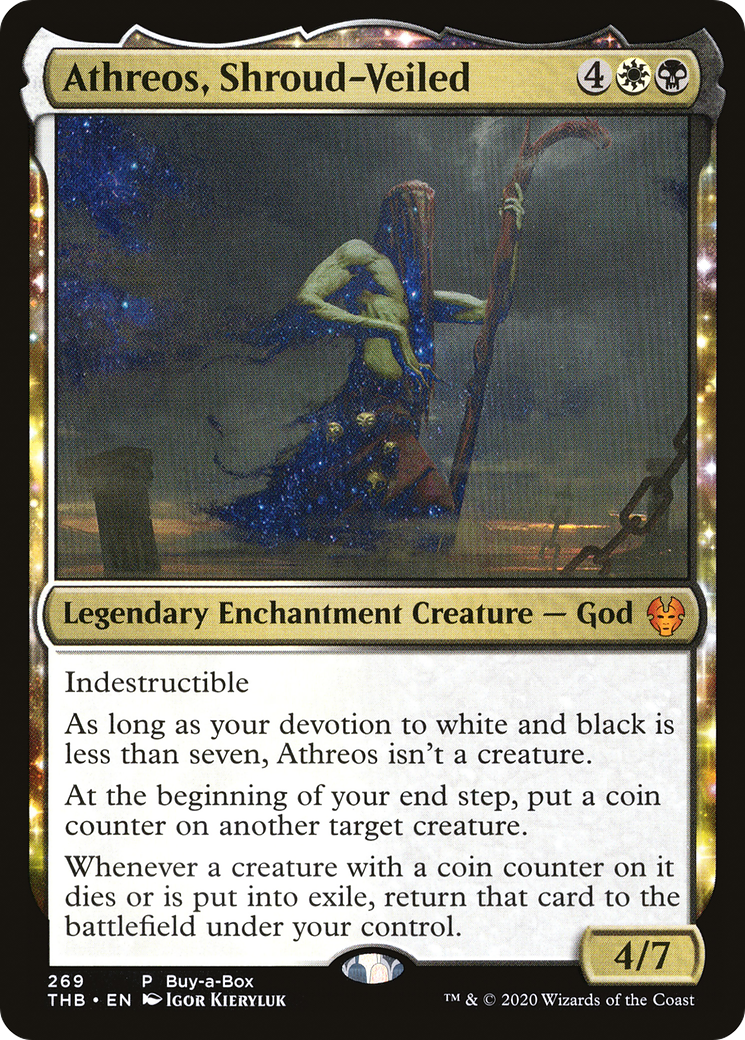 Athreos, Shroud-Veiled (THB-269) - Theros Beyond Death: (nyxtouched) - Premium MTG Single from Wizards of the Coast - Just $0.86! Shop now at Game Crave Tournament Store