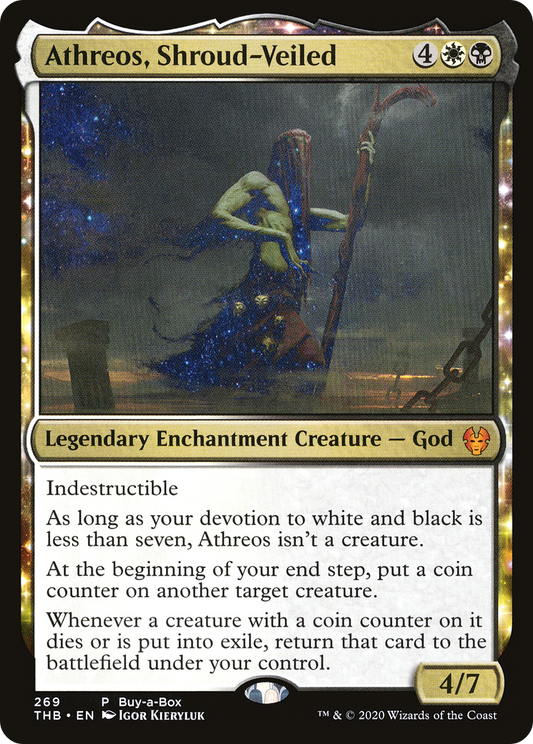 Athreos, Shroud-Veiled (THB-269) - Theros Beyond Death: (nyxtouched) - Premium MTG Single from Wizards of the Coast - Just $0.86! Shop now at Game Crave Tournament Store