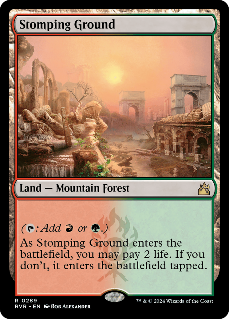 Stomping Ground (RVR-289) - Ravnica Remastered - Premium MTG Single from Wizards of the Coast - Just $3.33! Shop now at Game Crave Tournament Store