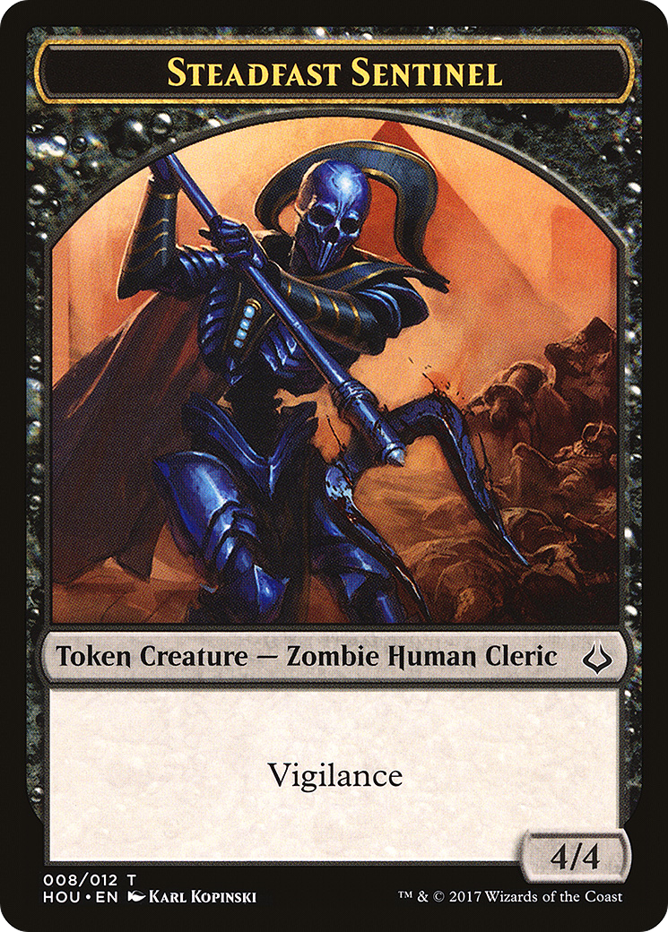 Steadfast Sentinel (THOU-008) - Hour of Devastation Tokens - Premium MTG Single from Wizards of the Coast - Just $0.25! Shop now at Game Crave Tournament Store