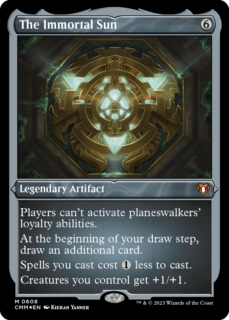 The Immortal Sun (CMM-608) - Commander Masters Etched Foil - Premium MTG Single from Wizards of the Coast - Just $6.85! Shop now at Game Crave Tournament Store