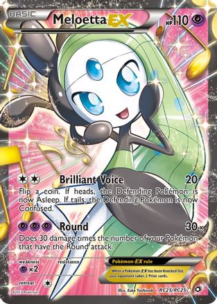 Meloetta-EX RC25/113 - Legendary Treasures Holofoil - Premium Pokemon Single from Nintendo - Just $5.84! Shop now at Game Crave Tournament Store