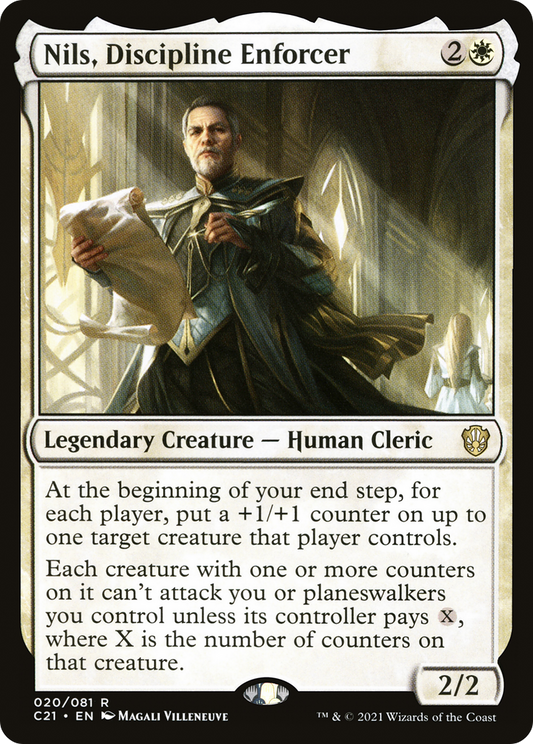 Nils, Discipline Enforcer (C21-020) - Commander 2021 - Premium MTG Single from Wizards of the Coast - Just $1.02! Shop now at Game Crave Tournament Store
