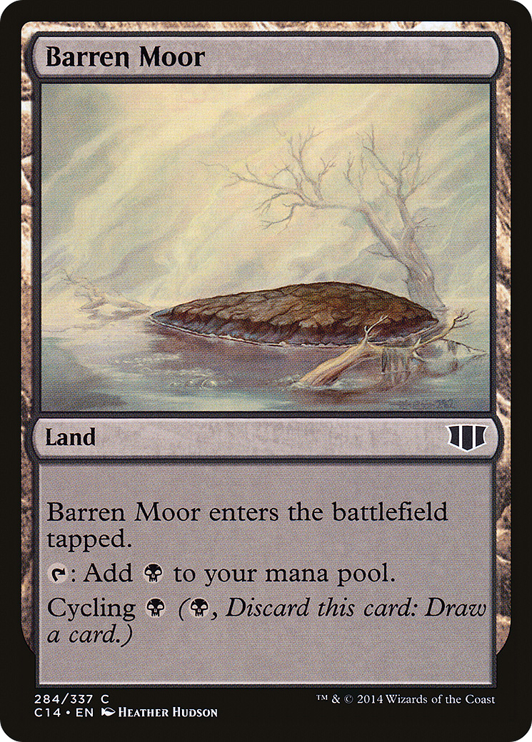 Barren Moor (C14-284) - Commander 2014 - Premium MTG Single from Wizards of the Coast - Just $0.08! Shop now at Game Crave Tournament Store