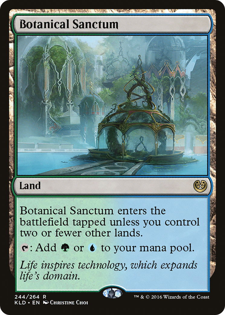 Botanical Sanctum (KLD-244) - Kaladesh - Premium MTG Single from Wizards of the Coast - Just $0.19! Shop now at Game Crave Tournament Store