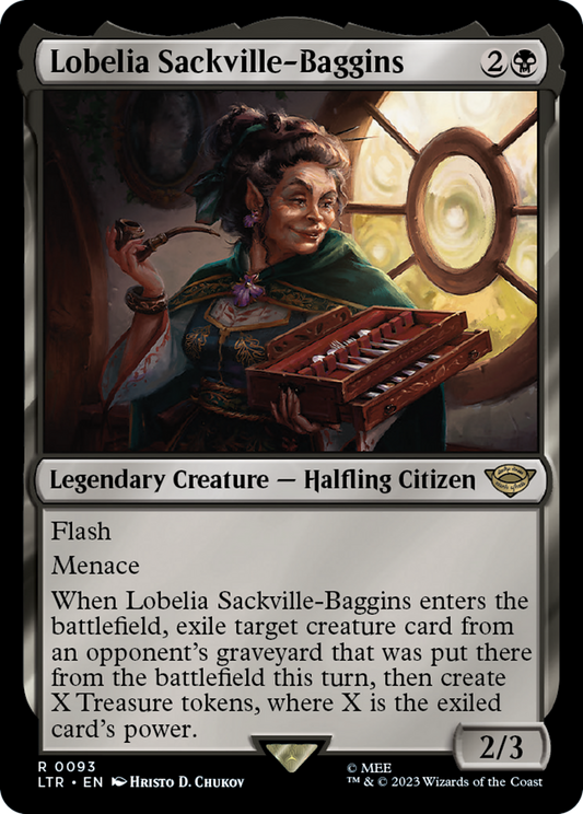 Lobelia Sackville-Baggins (LTR-093) - The Lord of the Rings: Tales of Middle-earth - Premium MTG Single from Wizards of the Coast - Just $0.24! Shop now at Game Crave Tournament Store