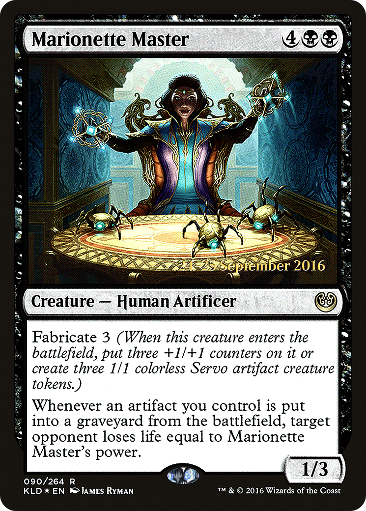 Marionette Master (PKLD-90S) - Kaladesh Promos Foil - Premium MTG Single from Wizards of the Coast - Just $1.57! Shop now at Game Crave Tournament Store