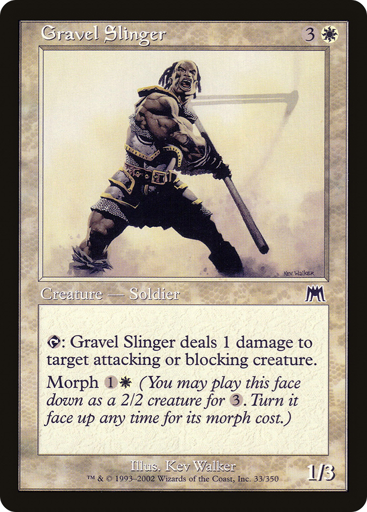 Gravel Slinger (ONS-033) - Onslaught - Premium MTG Single from Wizards of the Coast - Just $0.08! Shop now at Game Crave Tournament Store