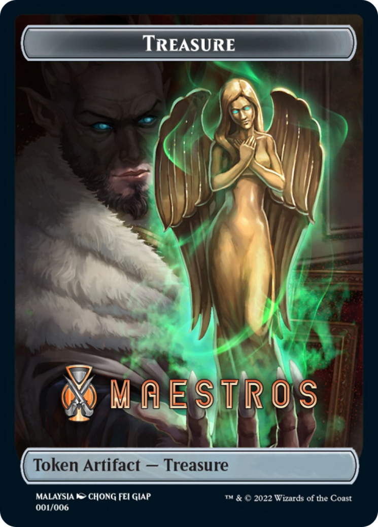 Treasure (PTSNC-001) - Streets of New Capenna Southeast Asia Tokens - Premium MTG Single from Wizards of the Coast - Just $0! Shop now at Game Crave Tournament Store