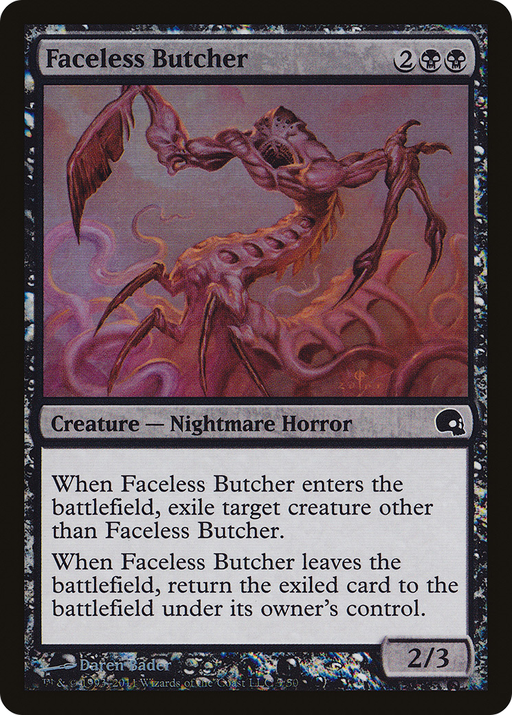 Faceless Butcher (PD3-003) - Premium Deck Series: Graveborn Foil - Premium MTG Single from Wizards of the Coast - Just $0.29! Shop now at Game Crave Tournament Store