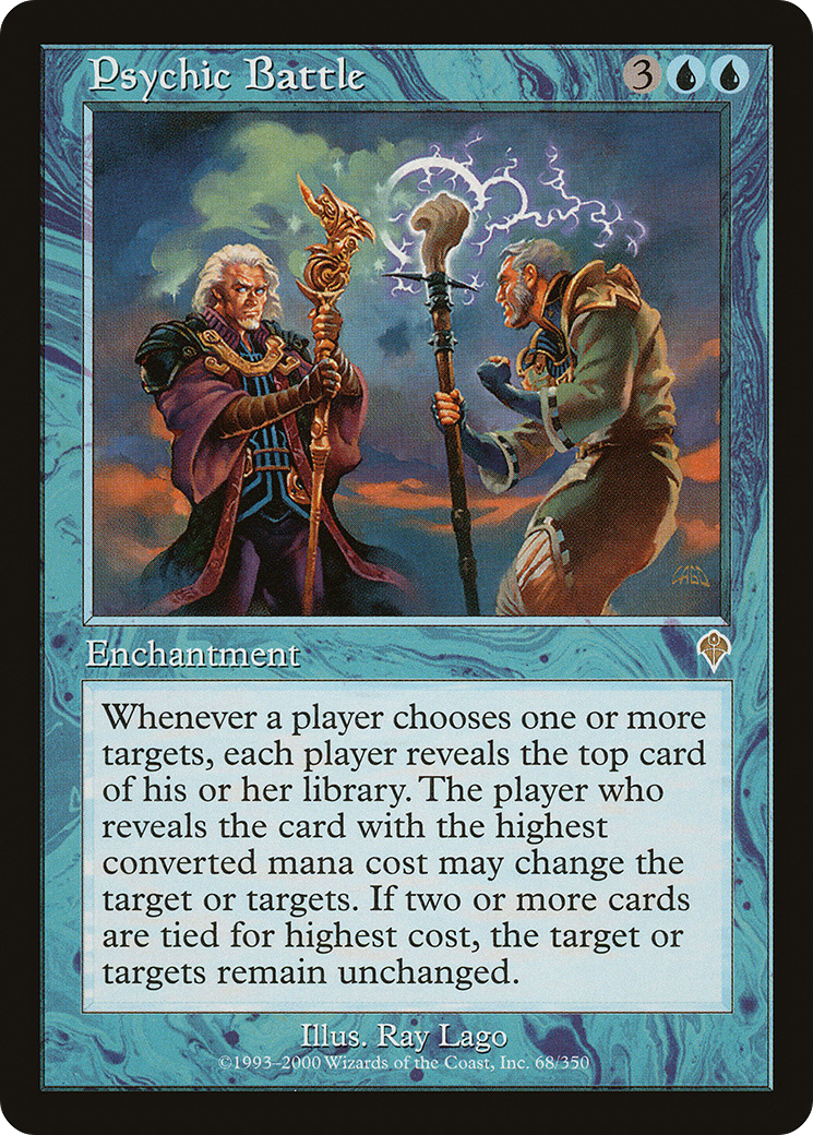 Psychic Battle (INV-068) - Invasion Foil - Premium MTG Single from Wizards of the Coast - Just $11.26! Shop now at Game Crave Tournament Store