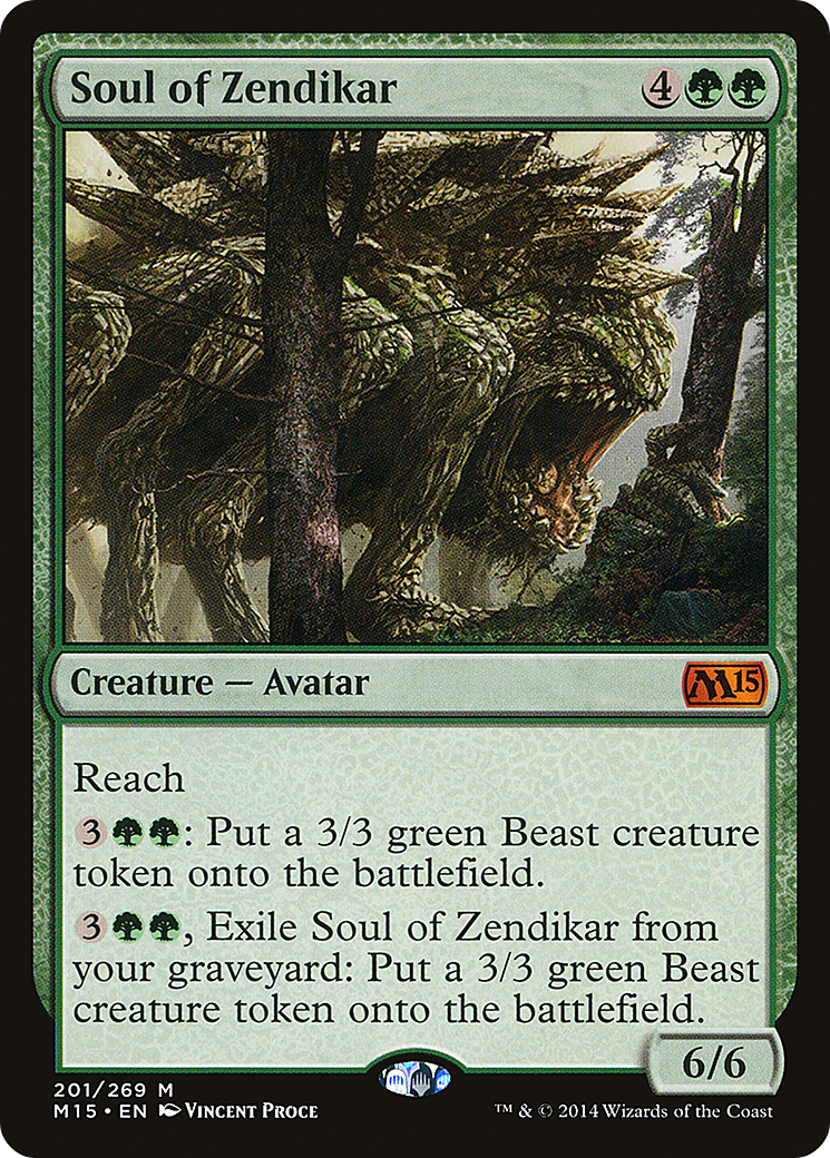 Soul of Zendikar (M15-201) - Magic 2015 - Premium MTG Single from Wizards of the Coast - Just $0.26! Shop now at Game Crave Tournament Store