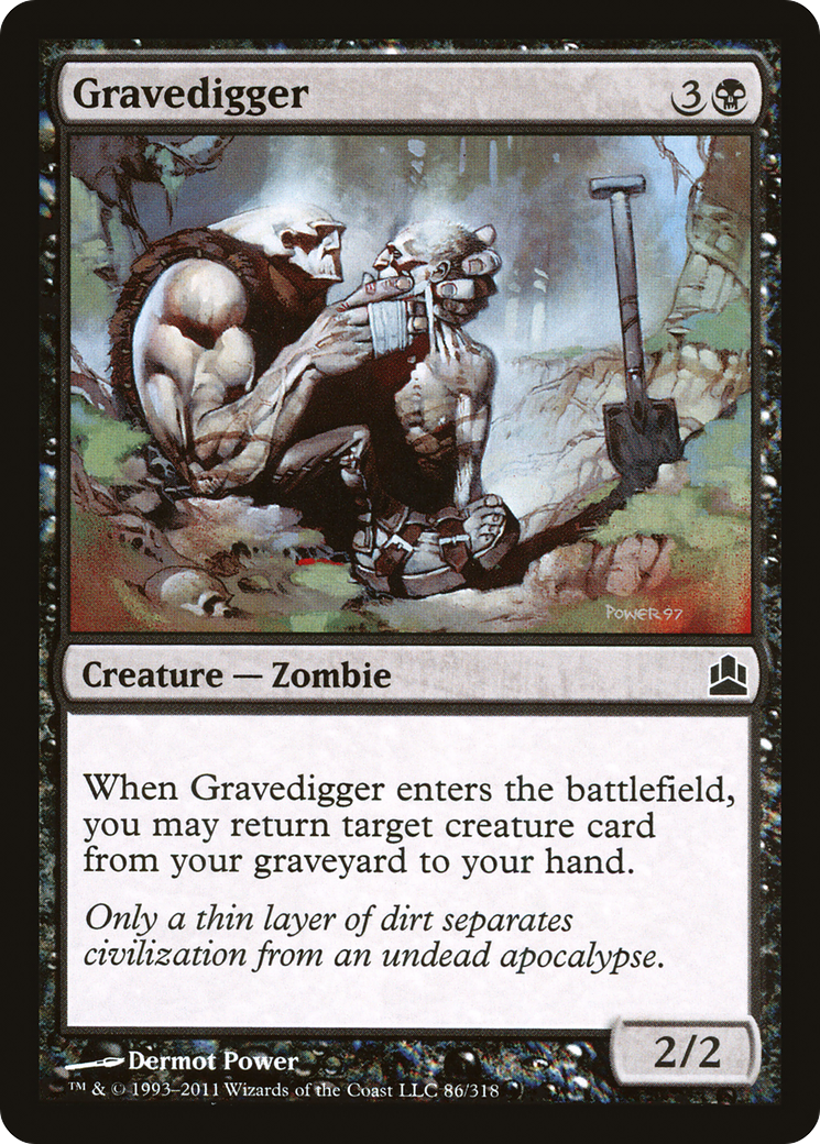 Gravedigger (CMD-086) - Commander 2011 - Premium MTG Single from Wizards of the Coast - Just $0.25! Shop now at Game Crave Tournament Store