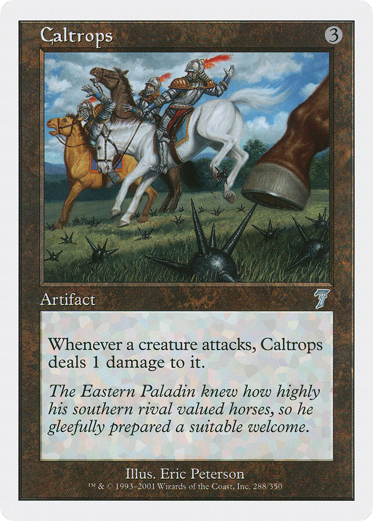 Caltrops (7ED-288) - Seventh Edition - Premium MTG Single from Wizards of the Coast - Just $1.70! Shop now at Game Crave Tournament Store