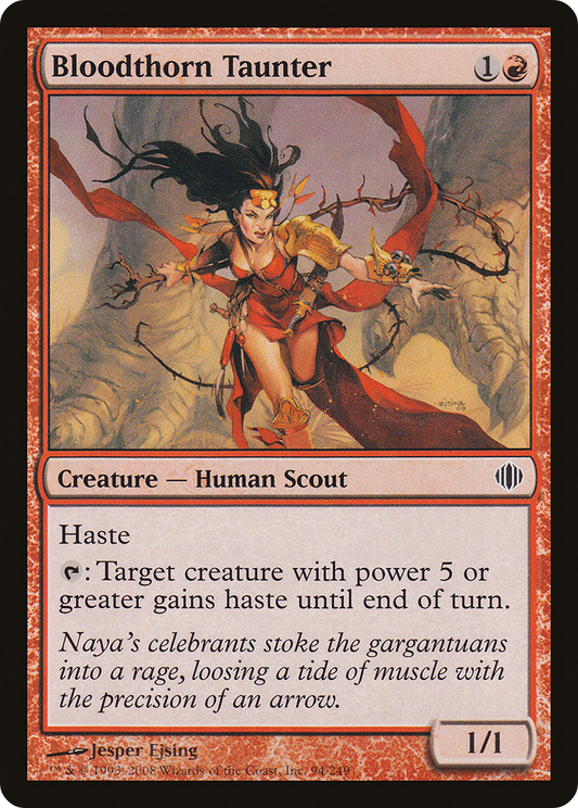 Bloodthorn Taunter (ALA-094) - Shards of Alara Foil - Premium MTG Single from Wizards of the Coast - Just $0.26! Shop now at Game Crave Tournament Store