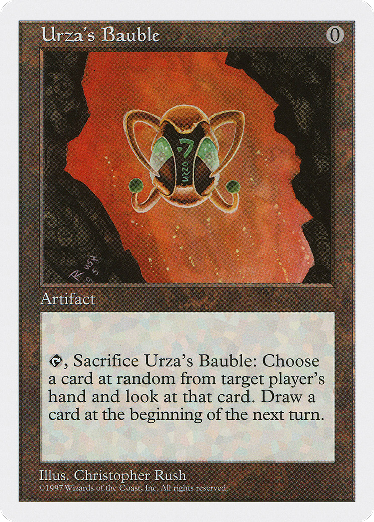 Urza's Bauble (5ED-406) - Fifth Edition - Premium MTG Single from Wizards of the Coast - Just $0.82! Shop now at Game Crave Tournament Store