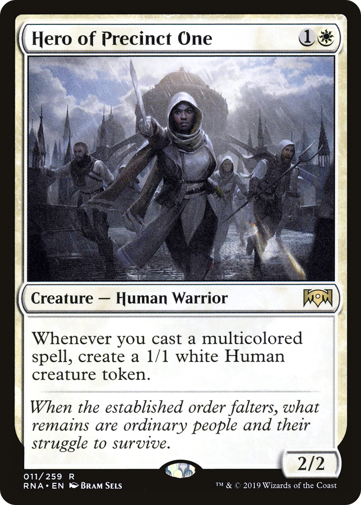 Hero of Precinct One (RNA-011) - Ravnica Allegiance Foil - Premium MTG Single from Wizards of the Coast - Just $0.34! Shop now at Game Crave Tournament Store