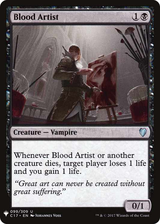 Blood Artist (MB1-581) - Mystery Booster - Premium MTG Single from Wizards of the Coast - Just $1.14! Shop now at Game Crave Tournament Store