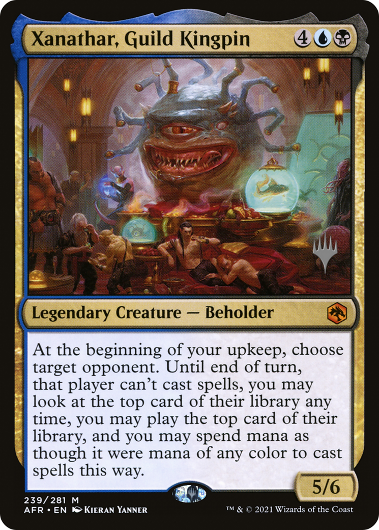 Xanathar, Guild Kingpin (PAFR-239P) - Adventures in the Forgotten Realms Promos - Premium MTG Single from Wizards of the Coast - Just $3.67! Shop now at Game Crave Tournament Store
