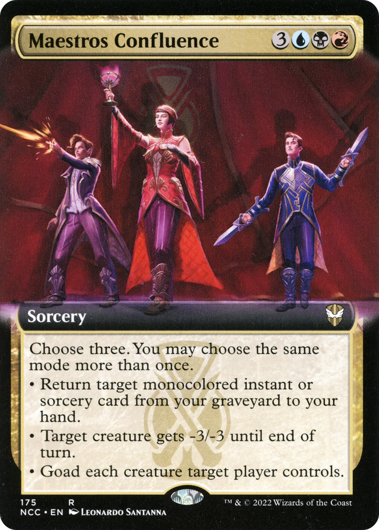 Maestros Confluence (NCC-175) - New Capenna Commander: (Extended Art) - Premium MTG Single from Wizards of the Coast - Just $0.08! Shop now at Game Crave Tournament Store