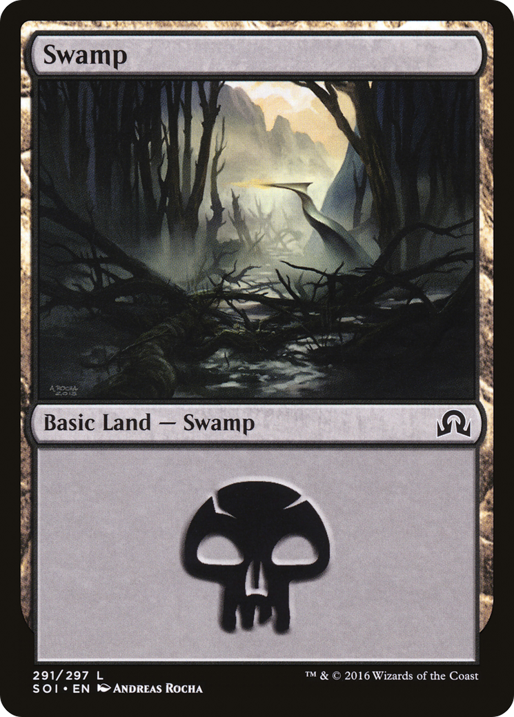 Swamp (SOI-291) - Shadows over Innistrad Foil - Premium MTG Single from Wizards of the Coast - Just $0.08! Shop now at Game Crave Tournament Store