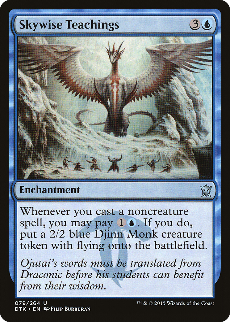Skywise Teachings (DTK-079) - Dragons of Tarkir - Premium MTG Single from Wizards of the Coast - Just $0.08! Shop now at Game Crave Tournament Store