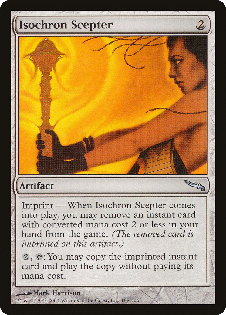 Isochron Scepter (MRD-188) - Mirrodin - Premium MTG Single from Wizards of the Coast - Just $3.24! Shop now at Game Crave Tournament Store