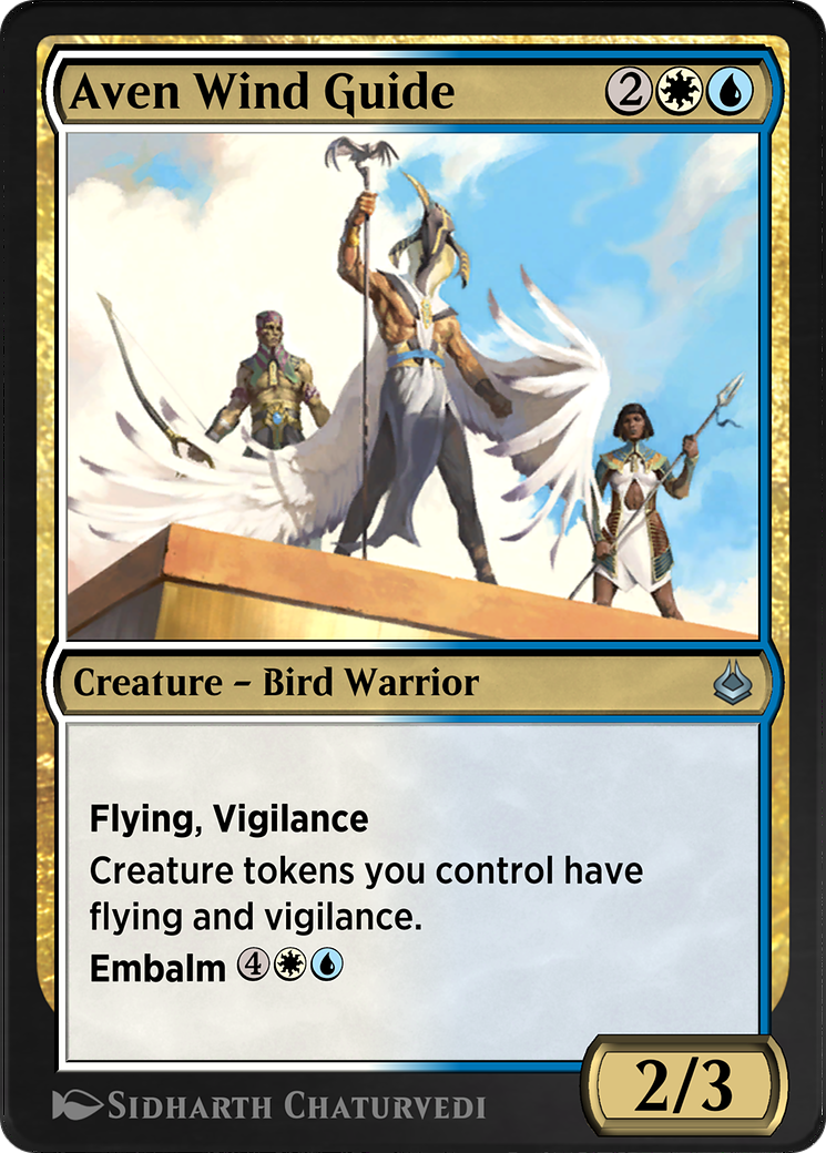 Aven Wind Guide (AKR-228) - Amonkhet Remastered - Premium MTG Single from Wizards of the Coast - Just $0! Shop now at Game Crave Tournament Store