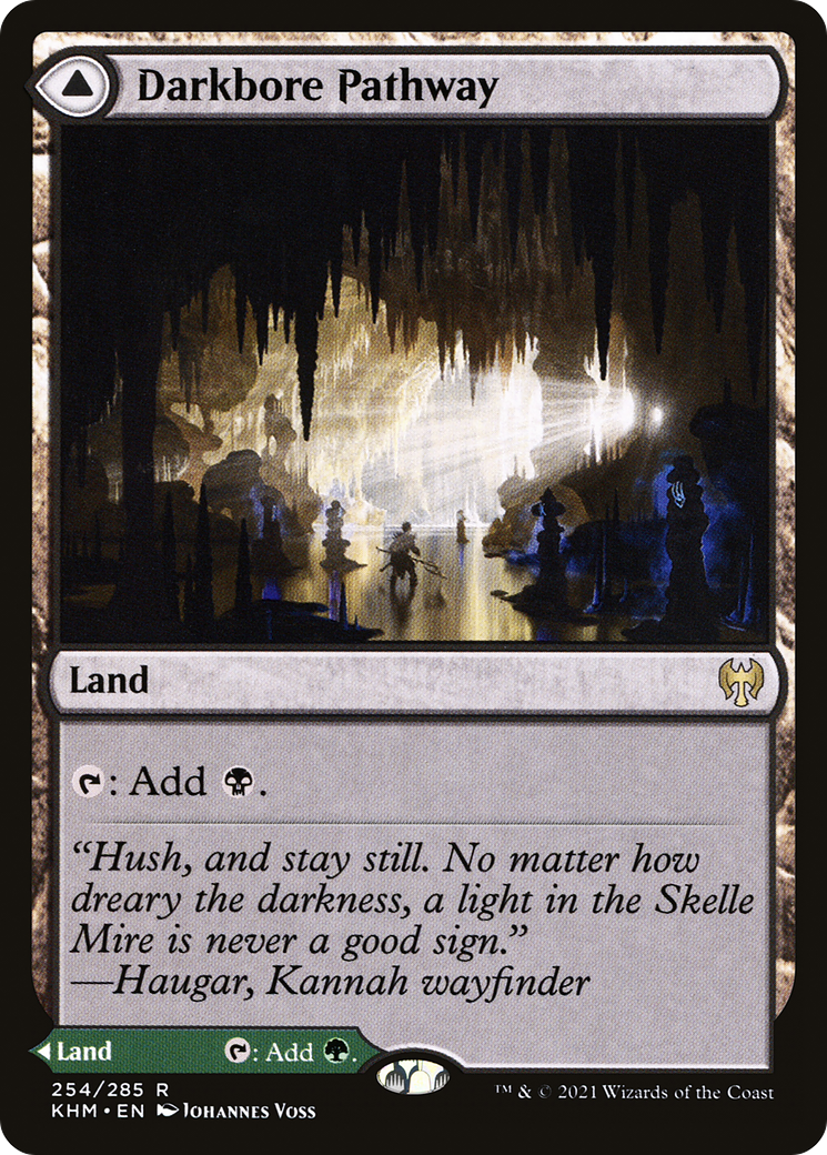 Darkbore Pathway // Slitherbore Pathway (KHM-254) - Kaldheim Foil - Premium MTG Single from Wizards of the Coast - Just $3.82! Shop now at Game Crave Tournament Store