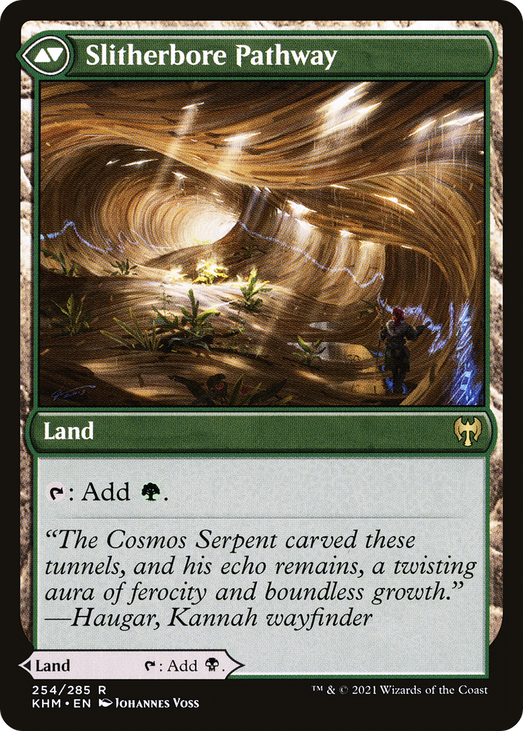 Darkbore Pathway // Slitherbore Pathway (KHM-254) - Kaldheim - Premium MTG Single from Wizards of the Coast - Just $3.97! Shop now at Game Crave Tournament Store