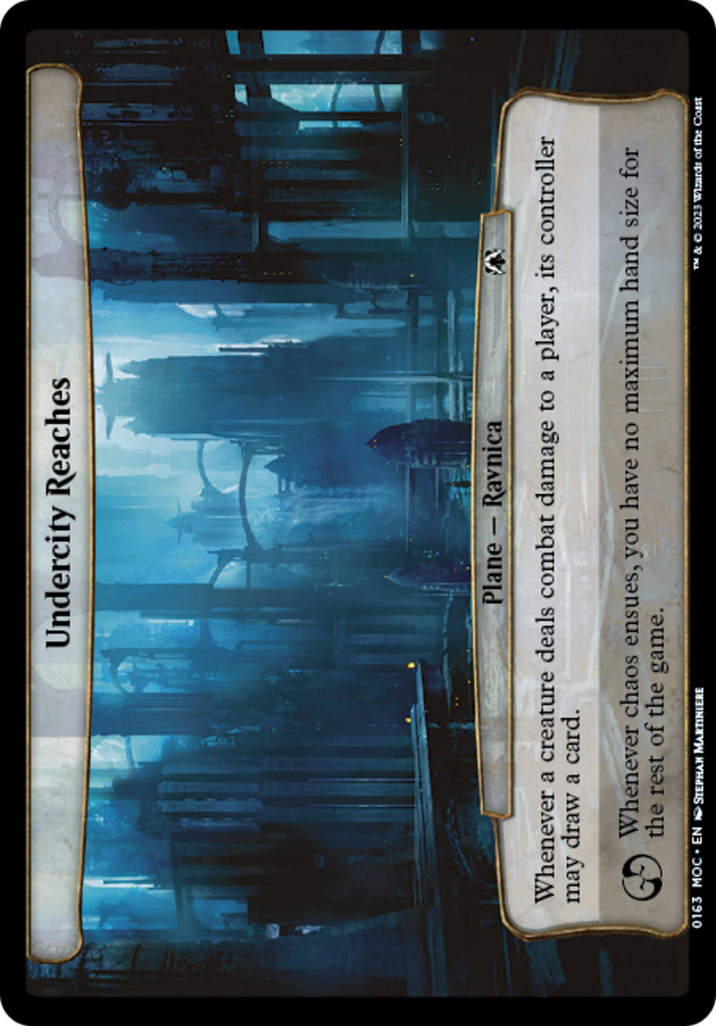 Undercity Reaches (MOC-163) - March of the Machine Commander - Premium MTG Single from Wizards of the Coast - Just $0.08! Shop now at Game Crave Tournament Store