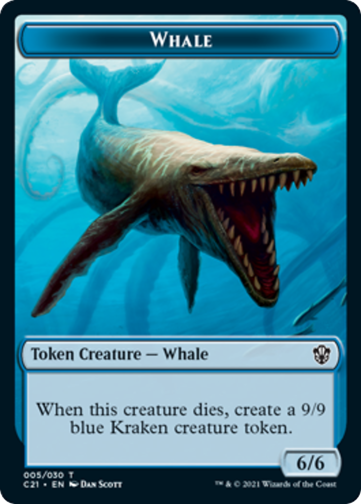 Whale (TC21-005) - Commander 2021 Tokens - Premium MTG Single from Wizards of the Coast - Just $0! Shop now at Game Crave Tournament Store