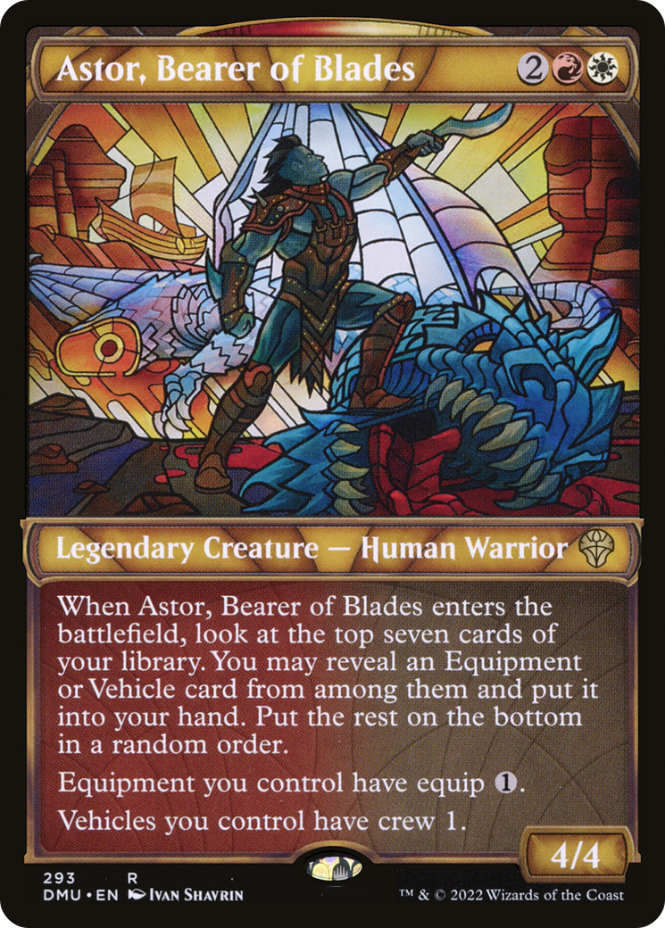 Astor, Bearer of Blades (DMU-293) - Dominaria United: (Showcase) Foil - Premium MTG Single from Wizards of the Coast - Just $0.08! Shop now at Game Crave Tournament Store