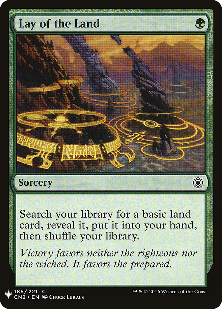 Lay of the Land (MB1-1257) - Mystery Booster - Premium MTG Single from Wizards of the Coast - Just $0.25! Shop now at Game Crave Tournament Store