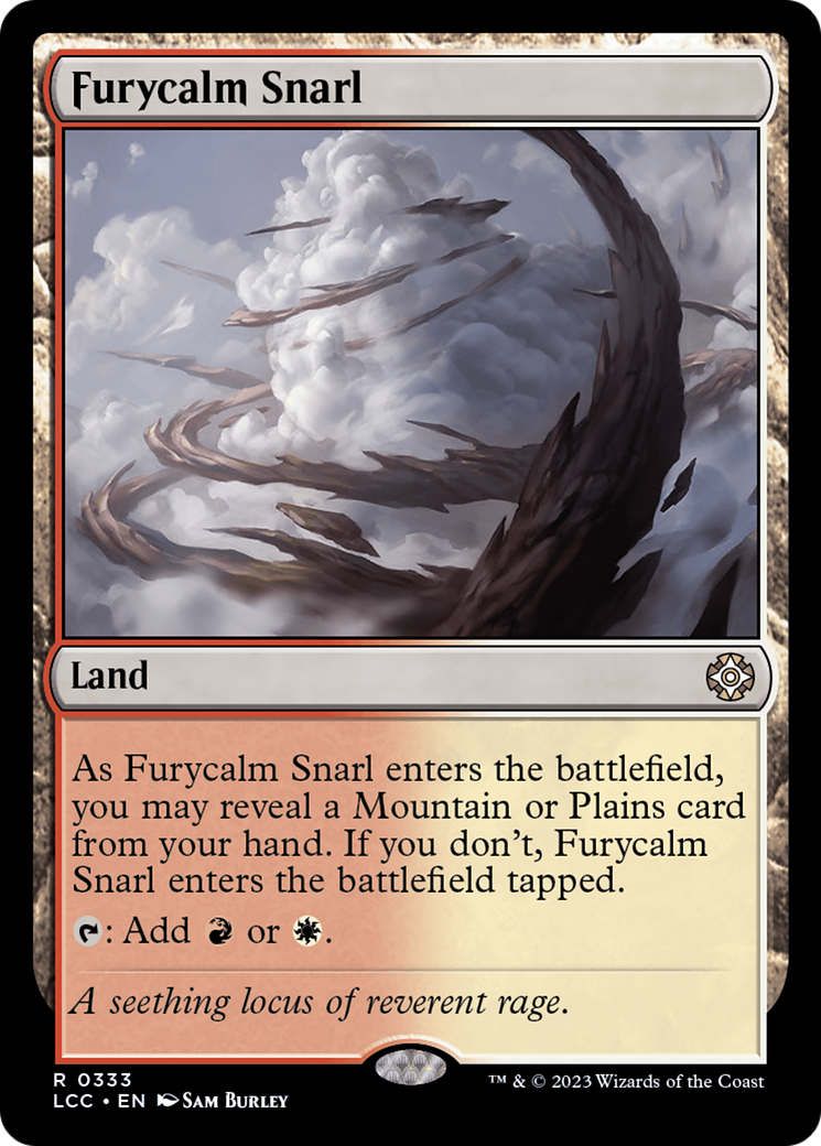 Furycalm Snarl (LCC-333) - The Lost Caverns of Ixalan Commander - Premium MTG Single from Wizards of the Coast - Just $0.08! Shop now at Game Crave Tournament Store