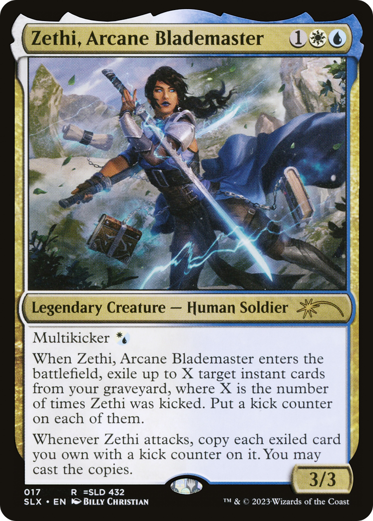 Zethi, Arcane Blademaster (SLX-017) - Universes Within - Premium MTG Single from Wizards of the Coast - Just $0.97! Shop now at Game Crave Tournament Store