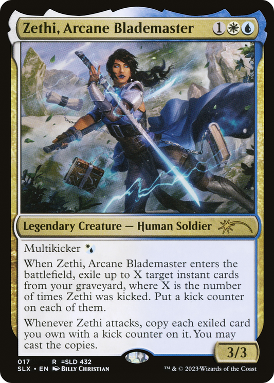 Zethi, Arcane Blademaster (SLX-017) - Universes Within - Premium MTG Single from Wizards of the Coast - Just $0.97! Shop now at Game Crave Tournament Store