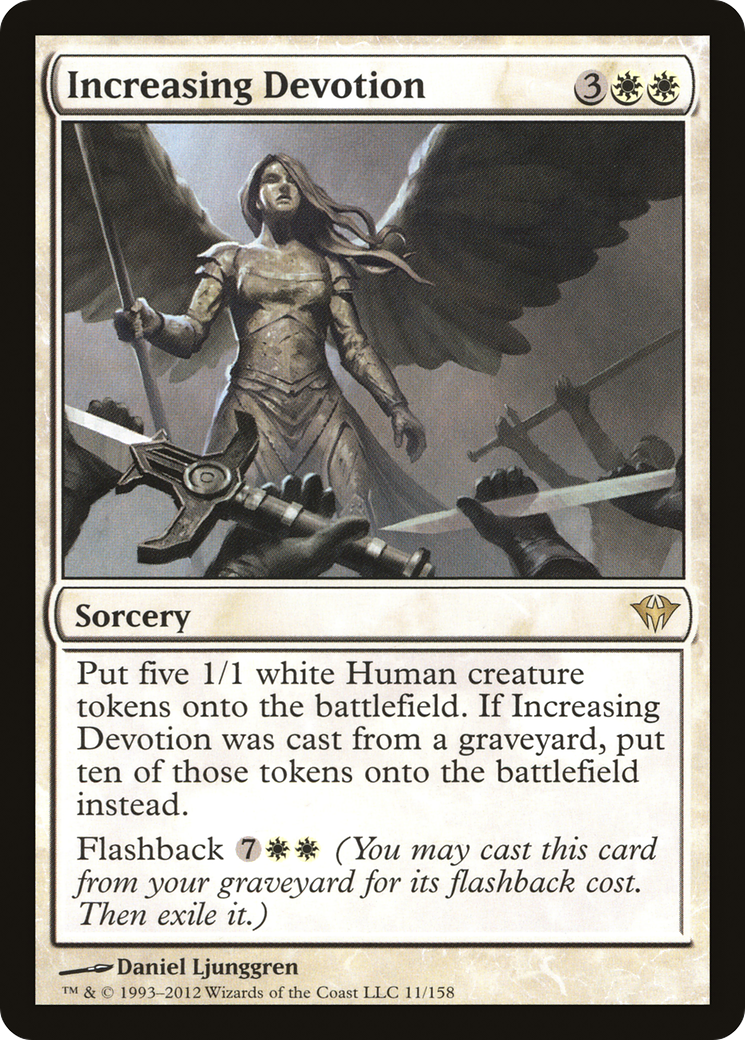 Increasing Devotion (DKA-011) - Dark Ascension Foil - Premium MTG Single from Wizards of the Coast - Just $3.78! Shop now at Game Crave Tournament Store