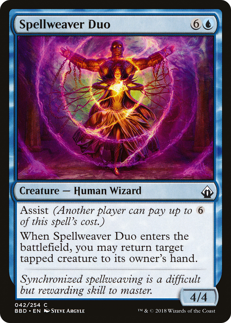 Spellweaver Duo (BBD-042) - Battlebond - Premium MTG Single from Wizards of the Coast - Just $0.25! Shop now at Game Crave Tournament Store
