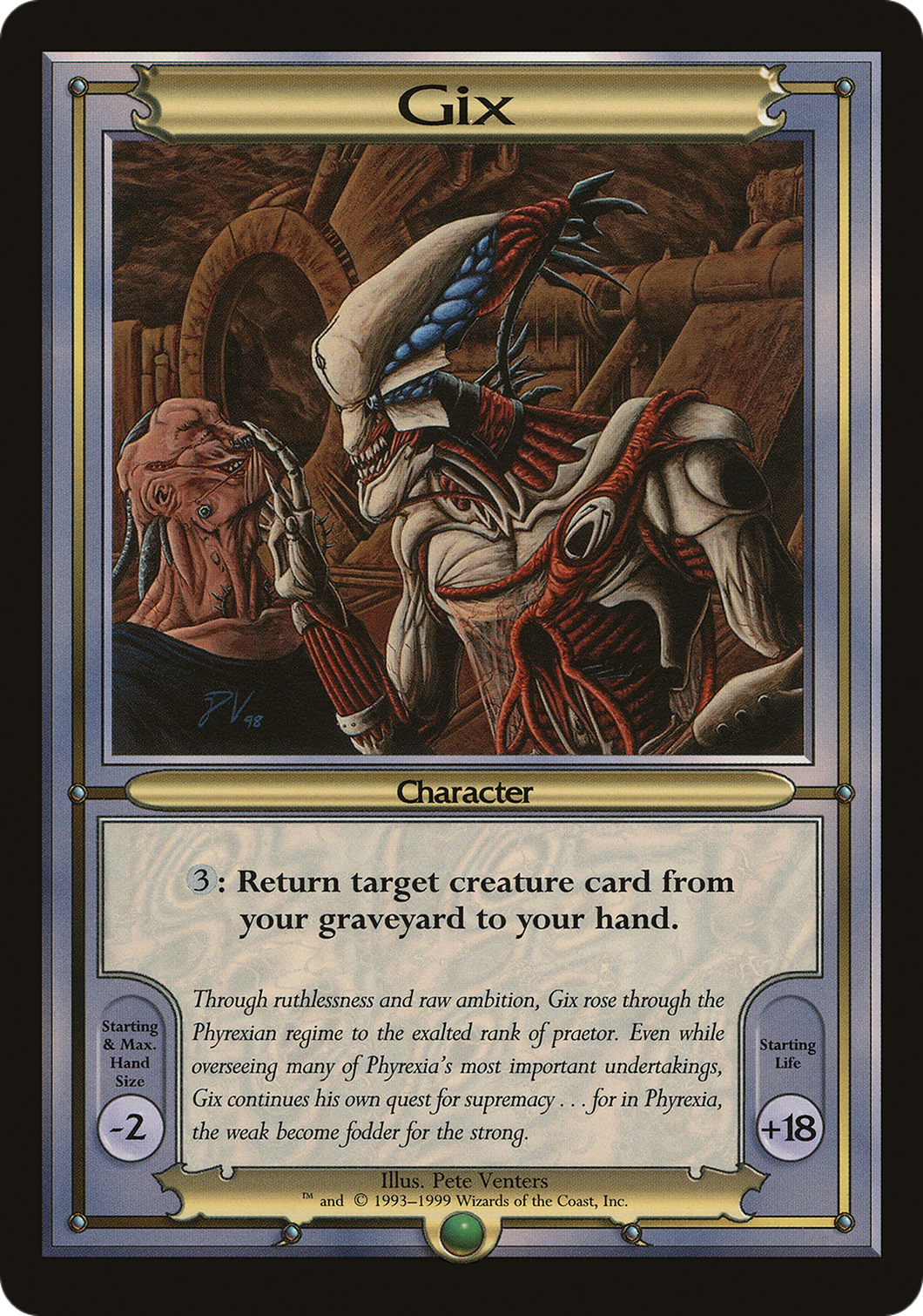 Gix (PVAN-402) - Vanguard Series - Premium MTG Single from Wizards of the Coast - Just $49.45! Shop now at Game Crave Tournament Store