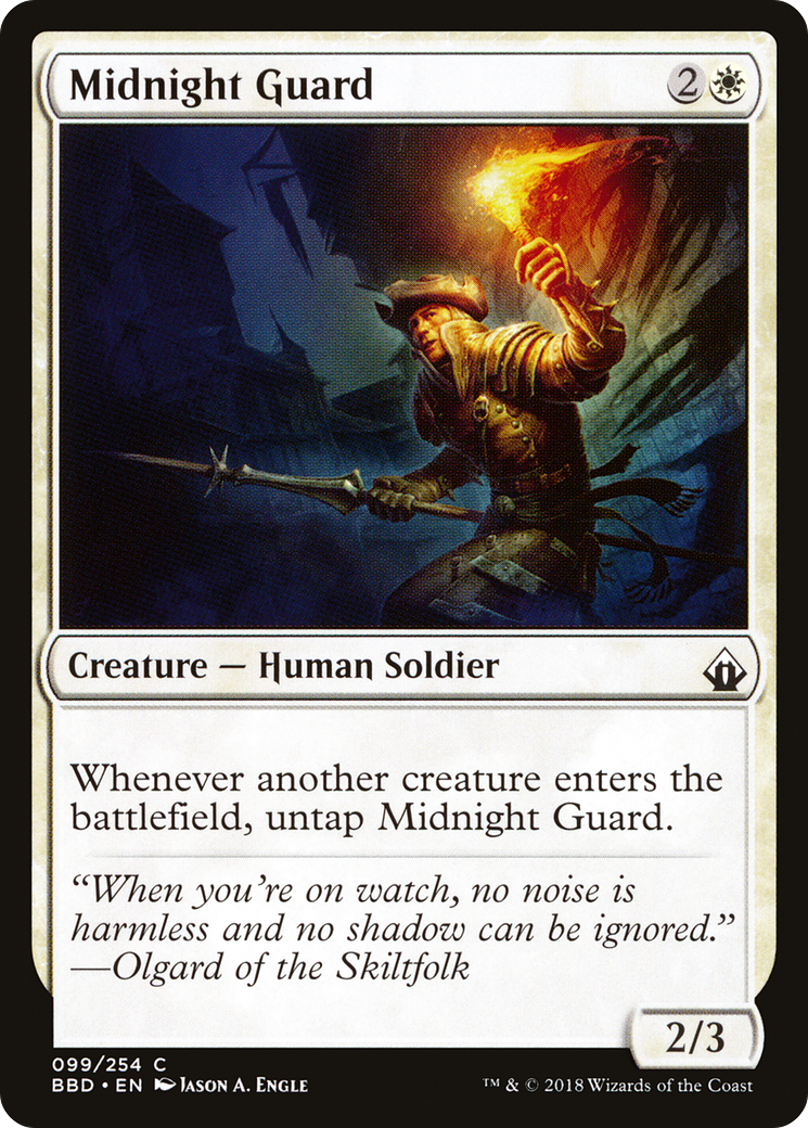 Midnight Guard (BBD-099) - Battlebond - Premium MTG Single from Wizards of the Coast - Just $0.08! Shop now at Game Crave Tournament Store