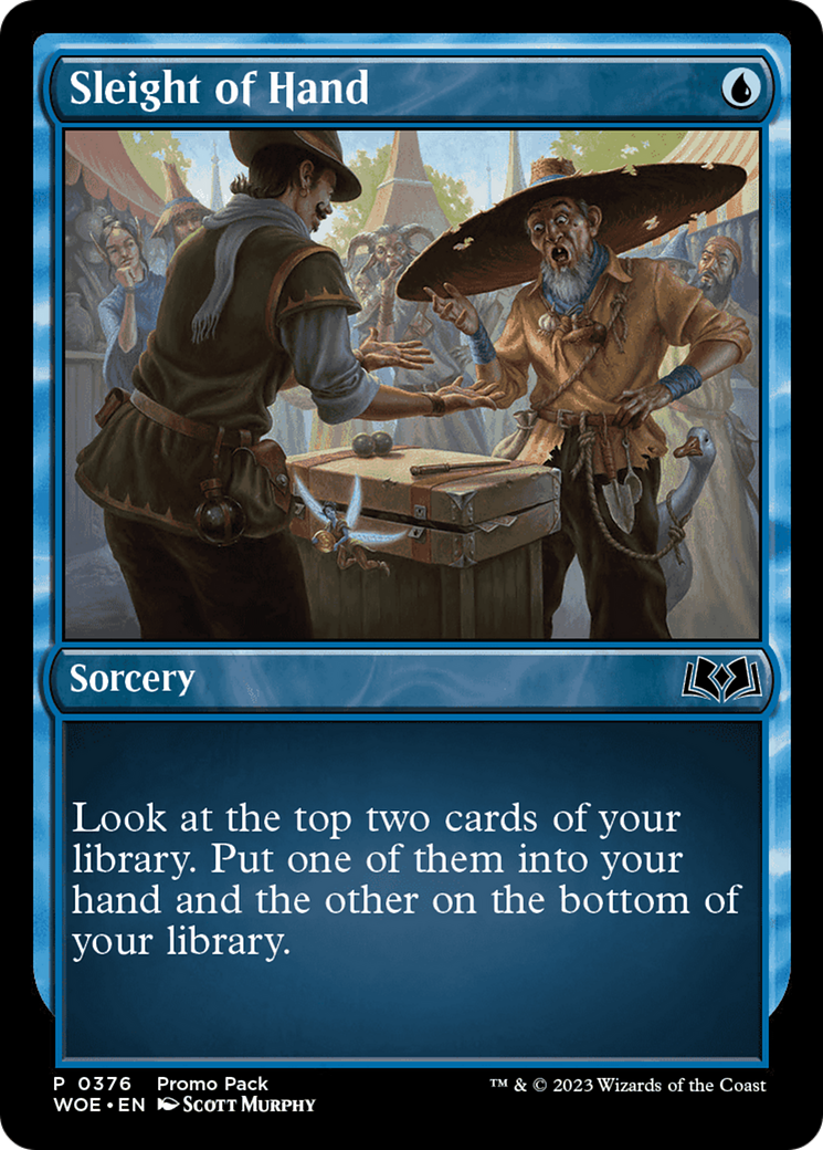 Sleight of Hand (WOE-376) - Wilds of Eldraine Foil - Premium MTG Single from Wizards of the Coast - Just $0.38! Shop now at Game Crave Tournament Store