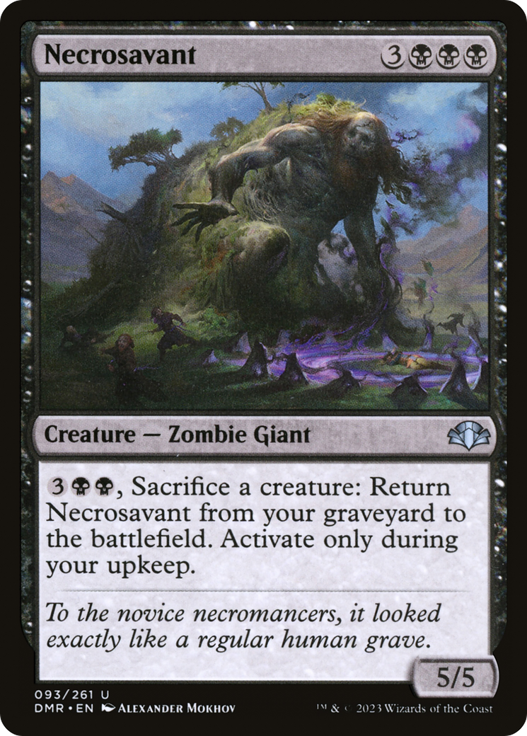 Necrosavant (DMR-093) - Dominaria Remastered - Premium MTG Single from Wizards of the Coast - Just $0.08! Shop now at Game Crave Tournament Store