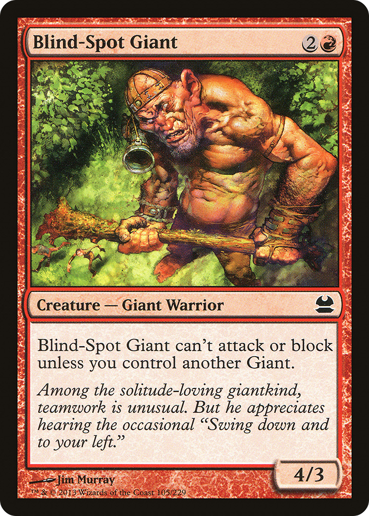 Blind-Spot Giant (MMA-105) - Modern Masters Foil - Premium MTG Single from Wizards of the Coast - Just $0.09! Shop now at Game Crave Tournament Store