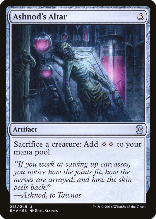 Ashnod's Altar (EMA-218) - Eternal Masters Foil - Premium MTG Single from Wizards of the Coast - Just $2.46! Shop now at Game Crave Tournament Store