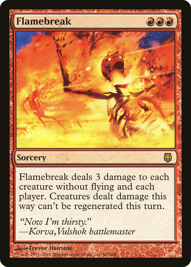 Flamebreak (DST-061) - Darksteel - Premium MTG Single from Wizards of the Coast - Just $0.27! Shop now at Game Crave Tournament Store