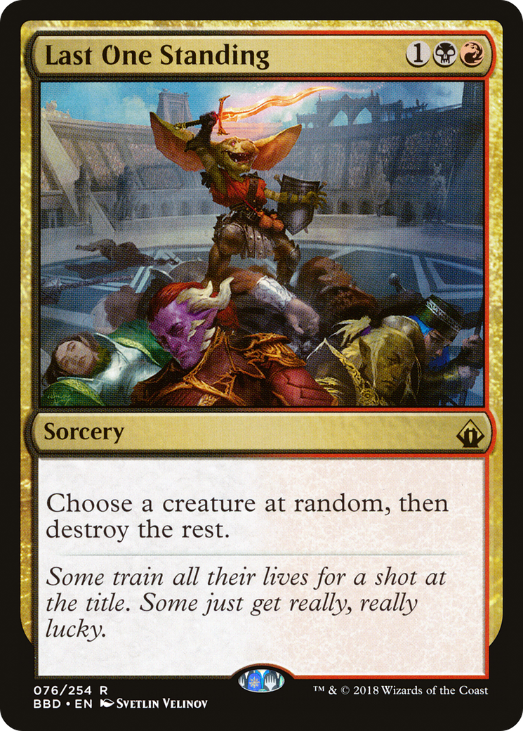Last One Standing (BBD-076) - Battlebond - Premium MTG Single from Wizards of the Coast - Just $2.90! Shop now at Game Crave Tournament Store