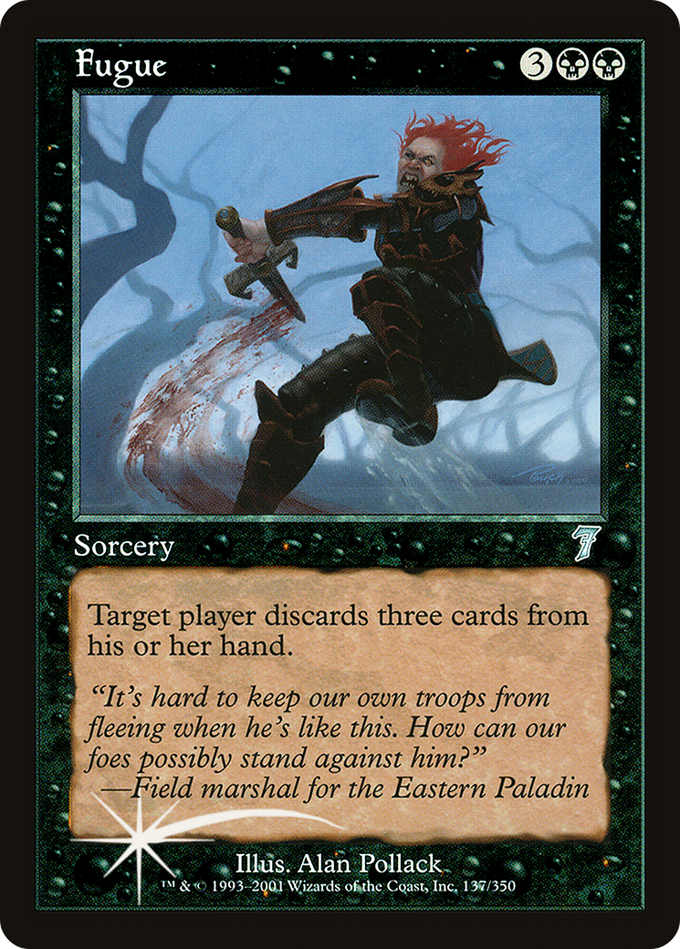 Fugue (7ED-137★) - Seventh Edition Foil - Premium MTG Single from Wizards of the Coast - Just $0.44! Shop now at Game Crave Tournament Store