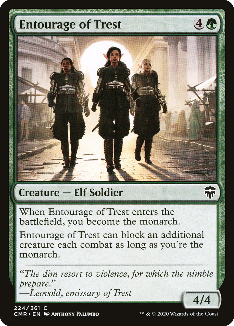 Entourage of Trest (CMR-224) - Commander Legends - Premium MTG Single from Wizards of the Coast - Just $0.08! Shop now at Game Crave Tournament Store